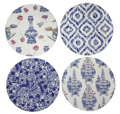 ROYAL DELFT COASTERS SET OF 4 - nicolettemayer.com