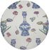 ROYAL DELFT PURISSIMA 16" ROUND PEBBLE PLACEMAT, SET OF 4 - nicolettemayer.com