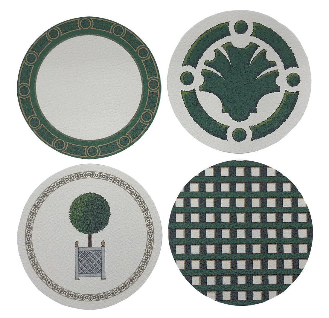 TIMOTHY CORRIGAN JARDIN COASTER SET OF 4 - nicolettemayer.com