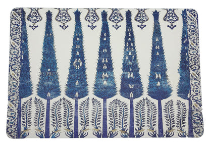 Topkapi Garden Classic 17.5&quot; Rectangle Pebble Placemats, Set Of 4 - nicolettemayer.com