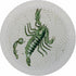 Zodiac Scorpio White 16" Round Pebble Placemat Set of 4 - nicolettemayer.com